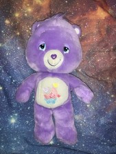 Care Bear 2008 Sweet Dreams Purple Lavender Moon Hearts vintage