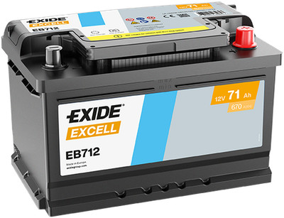 Starter Battery EXIDE EB712