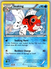 POKÉMON TCG SEAKING (25) 25/30 COMMON XY TRAINER KIT: PIKACHU LIBRE & SUICUNE LP