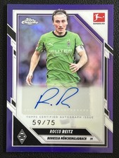 Rocco Reitz 2025-26 Topps Chrome Bundesliga Purple Refractor Auto /75 #BA-RR