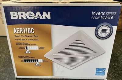 Broan Nutone AER110 Exhaust Fan! Invent Series Easy Installation!