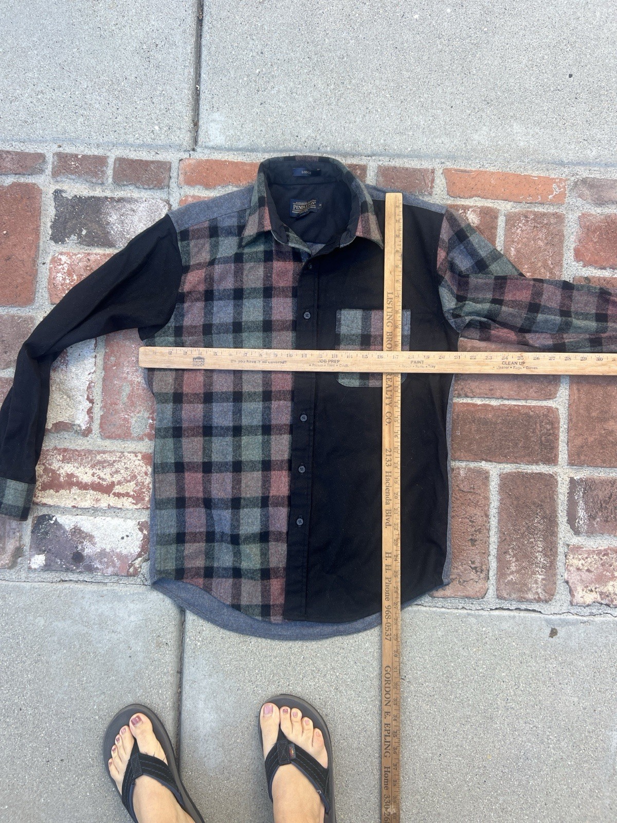 PENDLETON 100% Virgin Wool Button Up Shacket Shir… - image 11