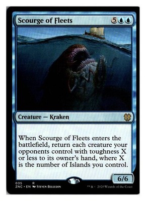 Scourge of Fleets 35 R Commander: Zendikar Rising NM