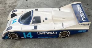 Lowenbrau IMSA Racing Cardboard 3D Store Display Porsche 962 14 Al Holbert - NEW