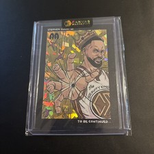 2025 canvas marketing stephen curry Gold Craked Ice Gravity King Steph /99
