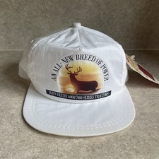 Vintage John Deere 6k/7k Series Tractors Cap SnapBack Made In USA Sunset White