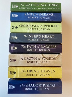 WHEEL TIME LOT 8~Robert Jordan~DAGGERS~SWORDS~SHADOW~FIRES~STORM~KNIFE~HEART~TWI