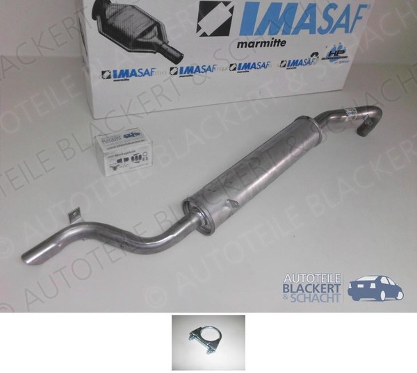 Imasaf ESD Auspuff Endtopf für Lancia Flaminia Coupe 2.5 + 2.8 Rechts 1959-1967-image