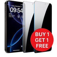 2Pack Privacy Tempered Glass Screen Protector For iPhone 17 16 15 14 13 Pro Max