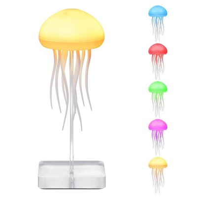 Jellyfish Lamp, Voice Control Jellyfish Lamp with Dancing Legs, RGB Gradient ...