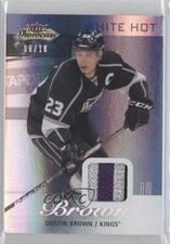 2013-14 Fleer Showcase Patch Tier 1 White Hot 8/18 Dustin Brown #42 Patch 0c3