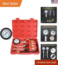 Hw0130 8pcs Petrol Engine Cylinder Compression Tester Kit Automotive Tool Gauge Hw0130 8pcs Petrol Engine Cylinder Compression Tester Kit Automotive Tool Gauge