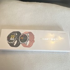 Fempoin Smart Watch T10 pro 1.43in AMOLED Heart Rate Sleep O2, Black Band