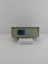 Kentek DB25 2 Way Manual Data Switch Box RS-232 Parallel Serial D-Sub 9 Pin