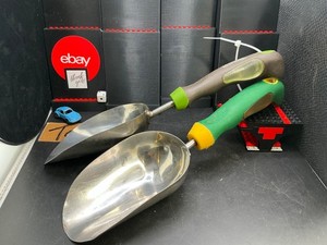 ames ergo / ubranded 2pack gel grip hand soil scoopers used 📦