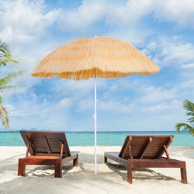 Terrasse Garten Hawaii Strand Sonnenschirm Sonnenschutz Hawaii klappbar kippbar Sonnenschirm