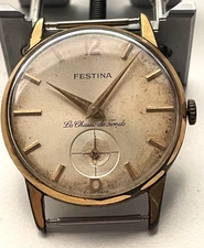 Vintage Festina La Chaux de Fonds Manual Winding Watch