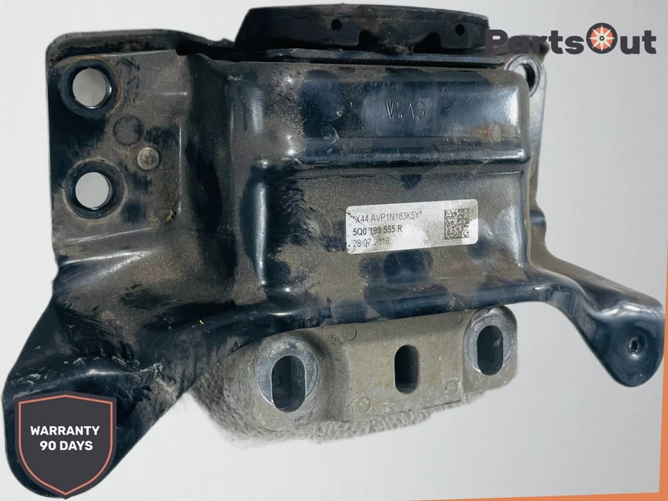 Soporte de montaje de caja de cambios de transmisión Audi Volkswagen A3 Golf R 2017-18 5Q0199555T Foto 3 de 4