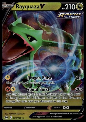 SWSH: Crown Zenith #100/159 Rayquaza V