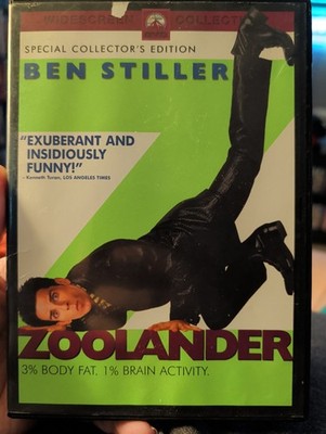 Zoolander DVD Ben Stiller, Will Ferrell, Owen Wilson Collector's Edition