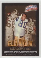 1997 Fleer Million Dollar Moments Redemption Kellen Winslow #27 HOF 0q3