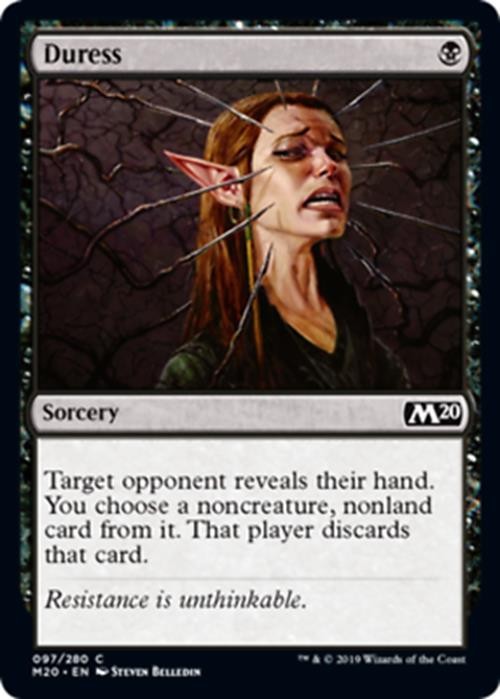 Duress - Magic 2020 - MTG