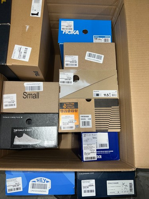 #ad Mixed Brand Sneaker Returns Top Brands Great Resale Value LOT Bulk Box 29 $130.00