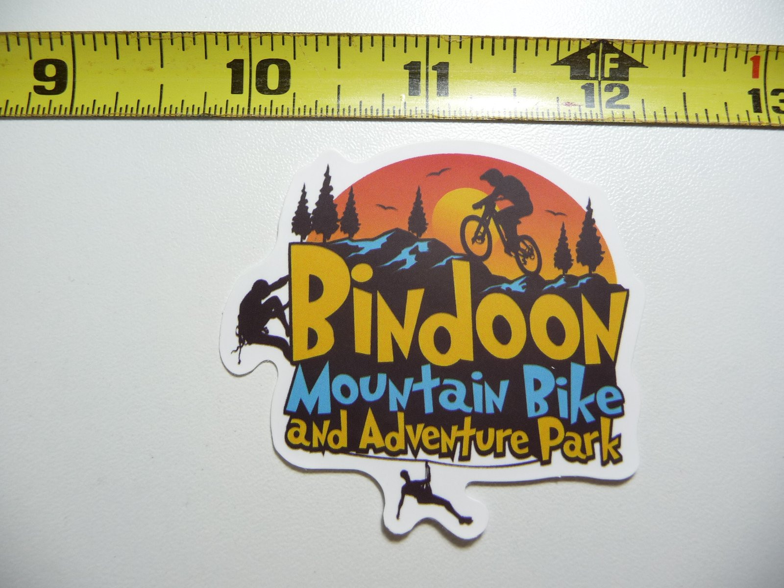 MTB Rider Bindoon Mountain Bike Decal Sticker for Cycling Enthusiasts