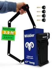 Very Long 47", Bracket with AirTag Hideaway Security Folding Lock  Foldabl