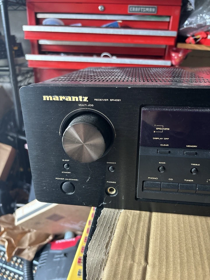 RECEPTOR ESTÉREO MARANTZ SR 4021, sin control remoto, probado y funciona muy bien, casi como nuevo Foto 2 de 4