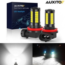 AUXITO H8 H9 H11 LED Fog Bulb Conversion Set Low Beam Lamp Bright White 6000K