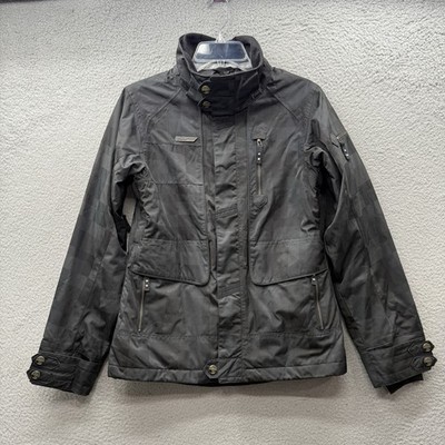 SIMS Snowboarding Skiing Black Coat Jacket Media Pocket Full Zip Women s Size S