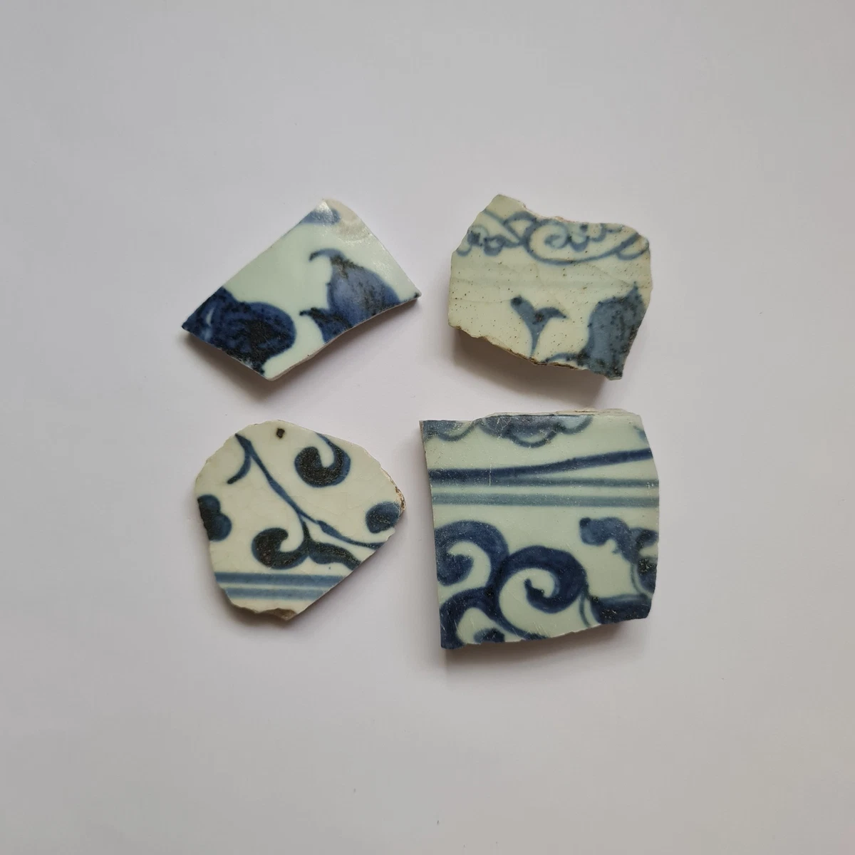 蓝色中国花瓶1800年以前| eBay