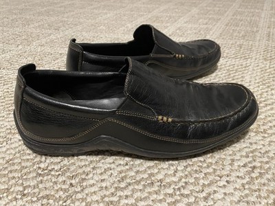 Cole Haan Tucker Venetian Size 12 M Black Driving Leather 