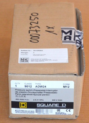 Square D ADW24 Druckschalter 9012 NEU OVP