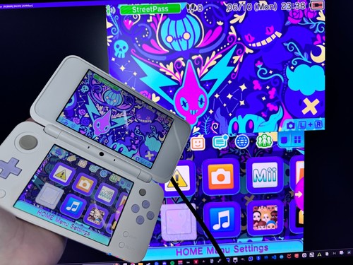 USB-C INBUILT CAPTURE CARD Purple New Nintendo 2DS XL Console 128gb ...