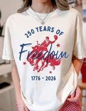 America 250 Shirt, 1776 2026 Western Patrioti...