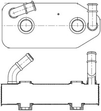 Ölkühler Automatikgetriebe MAHLE CLC 178 000S für A3 BORA SKODA SEAT 1J2 VW GOLF