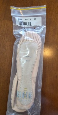 Bloch Dansoft New Children 's Pink Ballet Slippers Size 2.5 B