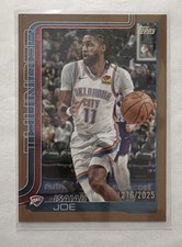 2025-26 Topps Basketball- Isaiah Joe #121 Gold 1276/2025 Pre Owned Excellent