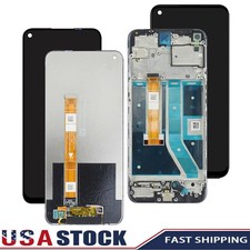 New For OnePlus Nord N100 BE2012 BE2015 LCD Display Touch Screen Digitizer Frame