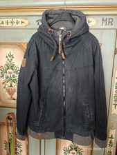 Naketano Herren Kapuzenjacke XXL Schwarz Hoodie Übergangsjacke