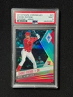 2018 PANINI CHRONICLES PHOENIX #/299 AQUA Prizm #20 SHOHEI OHTANI ROOKIE PSA 9