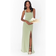 Show Me Your MuMu Paris Gown Moss Green / Sage Green Size Medium