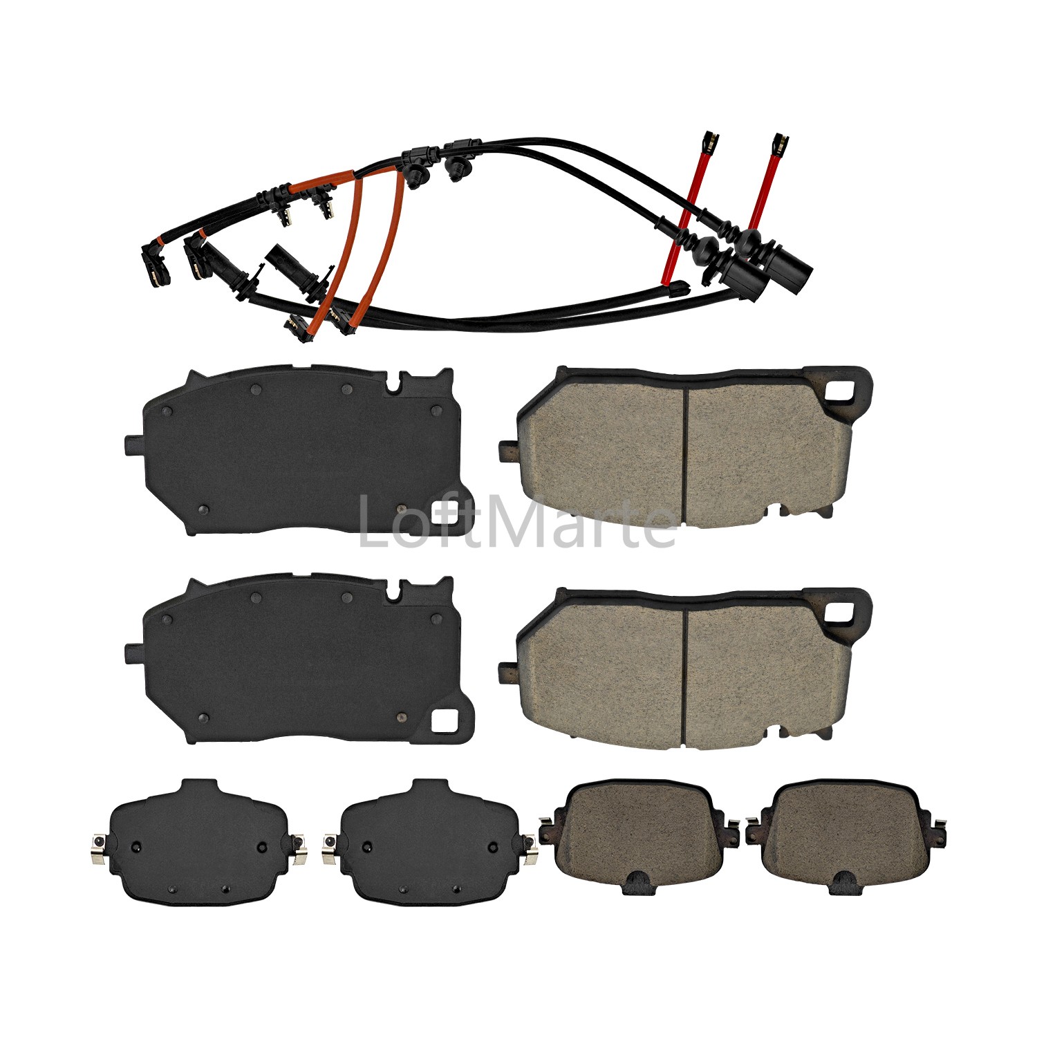 Front & Rear Brake Pad 4M0698151AR / 4M0698451AA For 2018-2020 Lamborghini Urus