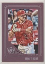 2019 Panini Diamond Kings 2003 DK Retro Plum Framed Mike Trout #DK03-MT 5w7