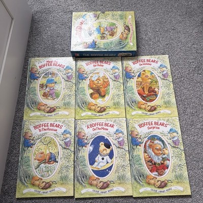 Vintage 80 s Book Set Meet the BOFFEE BEARS 6 books in case 1989 Colour Library