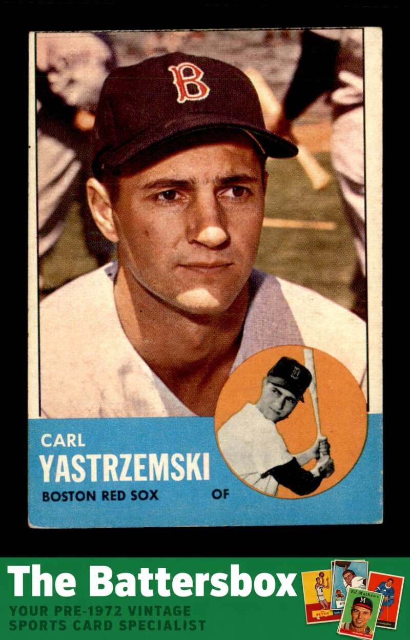 1963 Topps #115 Carl Yastrzemski   VGEX X3764628