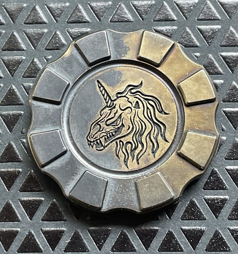 HiTex Gear Poker Chip Titanium Unicorn Zombicorn Decision Blade Show