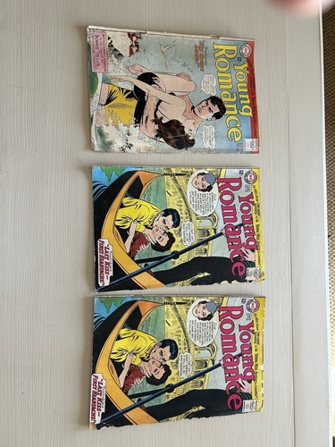 Young Romance Comics books Lot Of 3